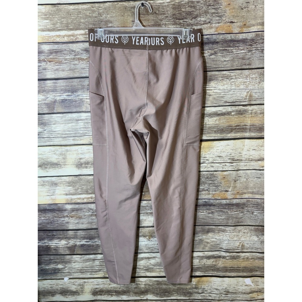 Year of Ours Women's Recycled Hike Leggings Caribou Tan Size M‎ Medium High Rise - Picture 3 of 4